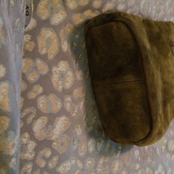 3/$50 Olive Suede Shoulder Bag - Picture 2 of 4